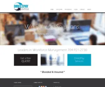 Directpaypayroll.com(Payroll Services by DirectPay Payroll in Charlotte NC) Screenshot