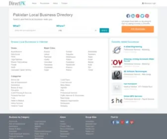 Directpk.com(Pakistan Local Business Directory) Screenshot