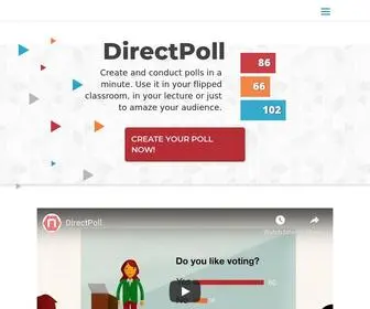 Directpoll.com(Instant Polling & Real) Screenshot