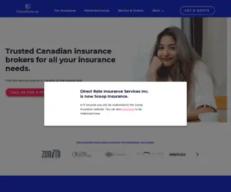 Directrate.ca(Canadian Insurance Brokers) Screenshot