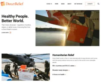 Directrelief.org(Direct Relief) Screenshot