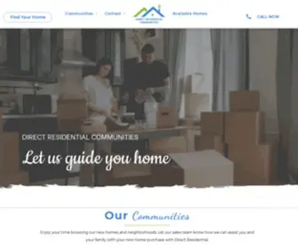Directresidentialcommunities.com(Direct Residential Communities) Screenshot