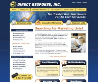 Directresponselists.com(Business & Consumer Sales Leads) Screenshot