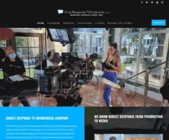 DirectresponsetvProduction.com(DRTV, Direct Response Television Production) Screenshot