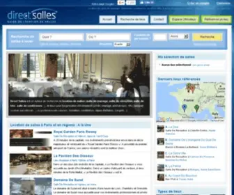 Directsalles.com(Location de salle de mariage) Screenshot