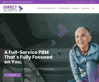 Directscripts.com(Prescription Benefit Management Solutions) Screenshot