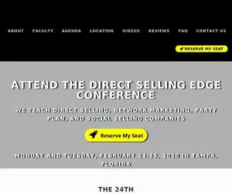 Directsellingedge.com(Direct Selling Edge Conference) Screenshot