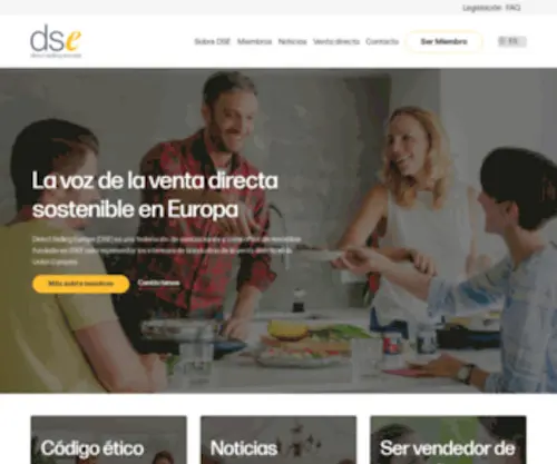 Directsellingeurope.es(Direct Selling Europe .es) Screenshot