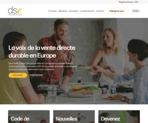 Directsellingeurope.fr(Direct Selling Europe .fr) Screenshot