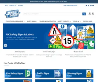 Directsigns.co.uk(Direct Signs) Screenshot