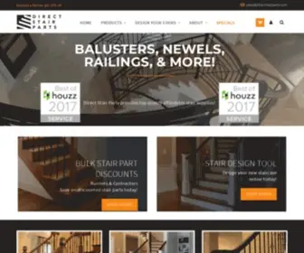 Directstairparts.com(Staircase Building Materials) Screenshot