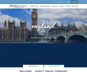Directtravelnd.com(Direct Travel) Screenshot