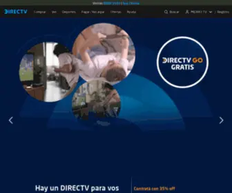 Directv.com.uy(DIRECTV® Uruguay) Screenshot