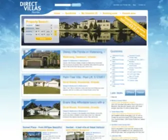 Directvillasflorida.com(Florida Villas & Vacation Rentals) Screenshot