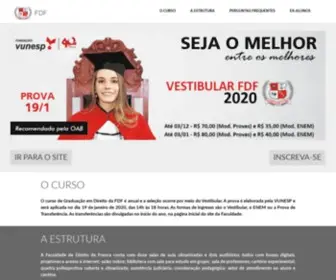Direitofranca.br(Faculdade de Direito de Franca) Screenshot