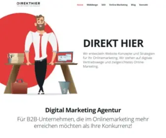 Direkthier.de(Digital Marketing Agentur) Screenshot