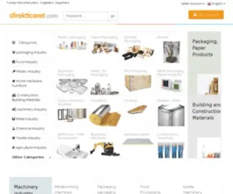 Direkticaret.com(Turkey's largest B2B Marketplace Buy/Sell from/to Turkey) Screenshot