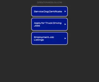 Direktoriweblog.com(Direktori Blog & Website Direktori Indonesia Untuk Webmaster Blogger) Screenshot