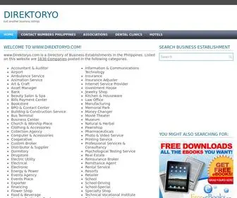 Direktoryo.com(Business Establishments Directory Philippines) Screenshot