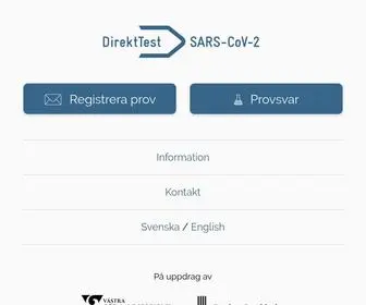 Direkttest.se(Direkttest för Covid) Screenshot