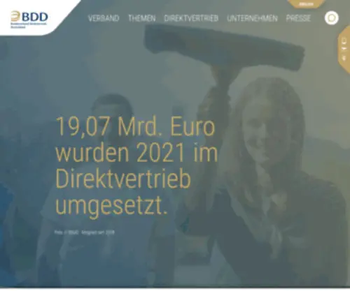 Direktvertrieb.de(BDD Direktvertrieb Bundesverband Direktvertrieb Deutschland e.V) Screenshot
