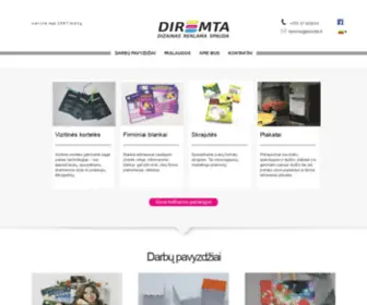 Diremta.lt(Darbų pavyzdžiai) Screenshot
