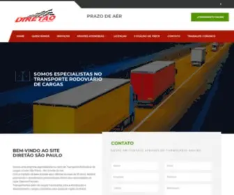 Diretaosp.com.br(Transportadora) Screenshot