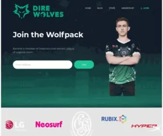 Direwolves.gg(Dire Wolves) Screenshot