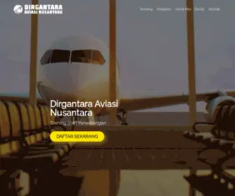 Dirgantaraaviasi.com(Dirgantara Aviasi Nusantara) Screenshot