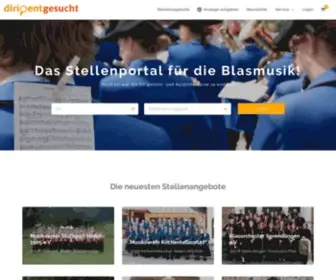 Dirigent-Gesucht.de(Das) Screenshot