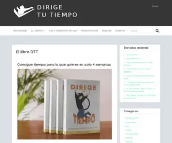 Dirigetutiempo.net(El libro DTT DIRIGE TU TIEMPO: Más que un libro de organización) Screenshot