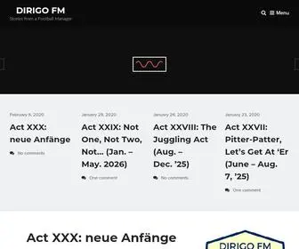 Dirigofc.com(Dirigo FM) Screenshot