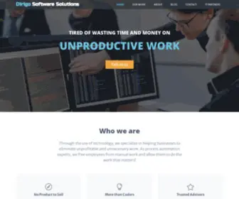 Dirigosoftwaresolutions.com(Dirigo Software Solutions) Screenshot