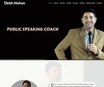 Dirishmohan.com(Dirish Mohan) Screenshot