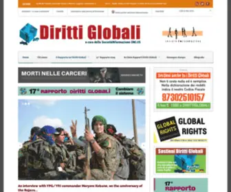 Dirittiglobali.it(Diritti Globali) Screenshot