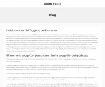 Dirittofacile.net(Diritto Facile) Screenshot