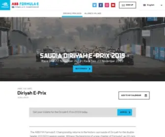 Diriyah-Eprix.com(Diriyah E) Screenshot