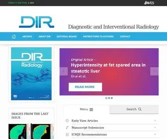 Dirjournal.org(Diagnostic and Interventional Radiology) Screenshot