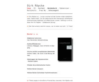 Dirk-Roepcke.de(Dirk Röpcke) Screenshot