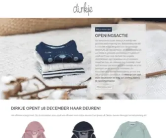 Dirkje.nl(Dirkje babywear maakt baby) Screenshot