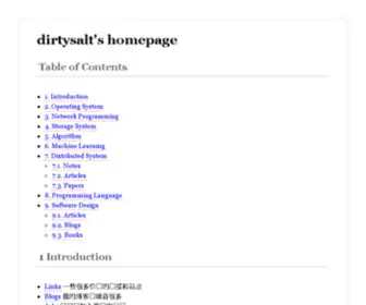 Dirlt.com(章炎的主页) Screenshot