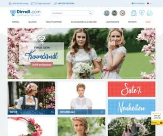 Dirndl.com(Dein Dirndl Online) Screenshot