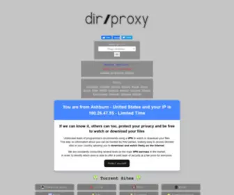 Dirproxy.net(Unblock your favourite directory sites) Screenshot