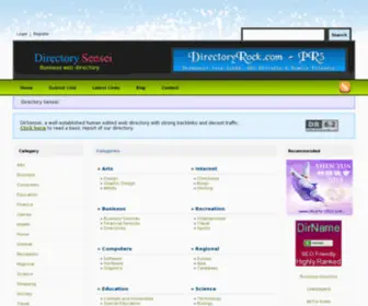 Dirsensei.com(Directory Sensei) Screenshot