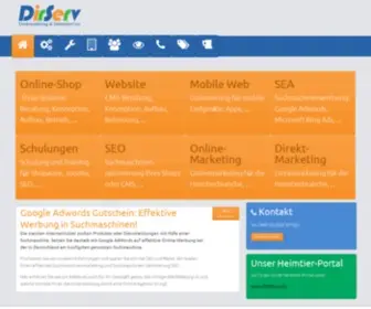 Dirserv.de(WEB-Agentur, Webdesign, E-Commerce, Suchmaschinenoptimierung (SEO)) Screenshot