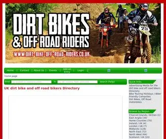 Dirt-Bike-OFF-Road-Riders.co.uk(Dirt bikes) Screenshot