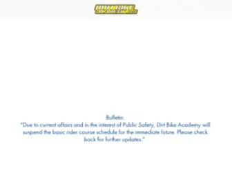 Dirtbikeacademy.com(Dirtbike Academy) Screenshot
