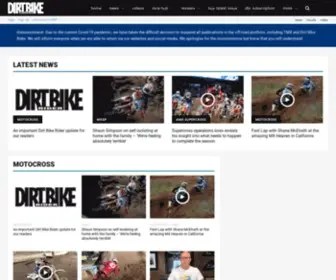 Dirtbikerider.com(Dirtbike Rider) Screenshot