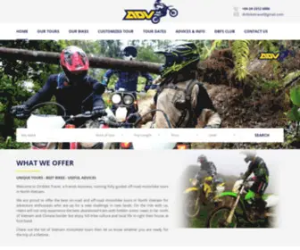 Dirtbiketravel.com(Vietnam Motorbike Tours Operator) Screenshot