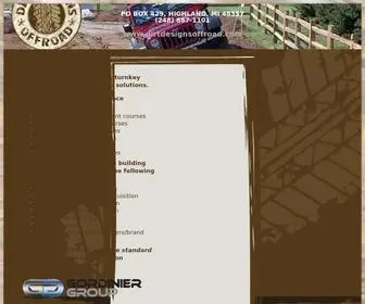 Dirtdesignsoffroad.com(Dirt Designs Offroad offers turnkey driving course construction solutions) Screenshot